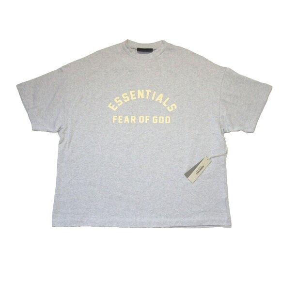 Other - NWT Fear of God Essentials Heavy T-Shirt in Light Heather Grey Tee L